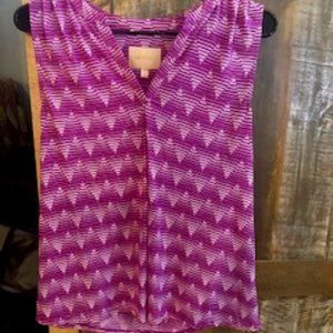 Skies are Blue Pink and White Tank